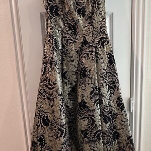 Beautiful black and Gold evening dress